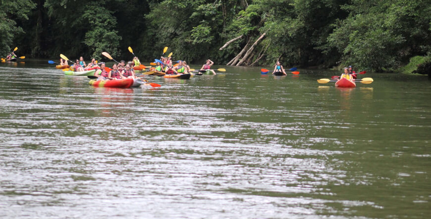 KAYAKING AT PUERTO VIEJO RIVER